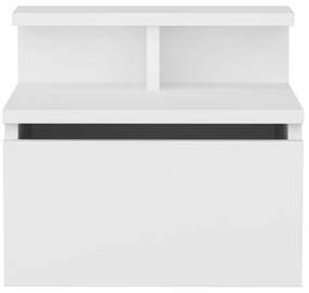 Comodino ALICE 39,8x35 cm bianco