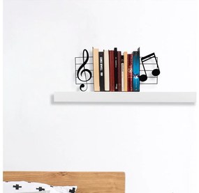 Fermalibri 22x35,5 cm nero