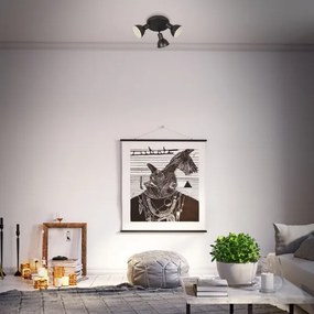 Briloner 2674-035 - Faretto RETRO 3xE14/25W/230V nero