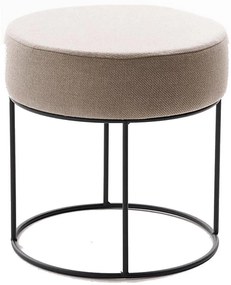 Pouf RELO Ø 40 cm beige