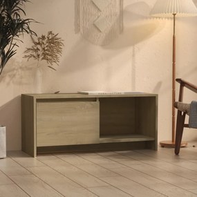 Mobile porta tv rovere sonoma 90x35x40 cm in truciolato