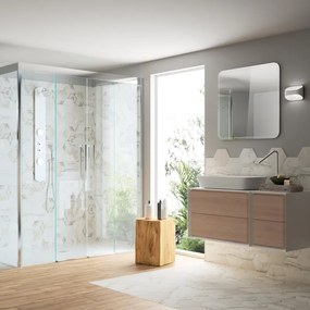 Rubinetto per lavabo Verbano cromato lucido H 39.5 cm