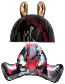 Lampada touch per bambini a LED dimmerabile FANCY LED/2,5W/3,7V nero/rosso