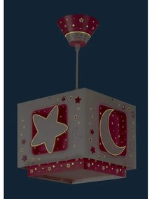 Dalber 63232S - Lampadario per bambini MOON LIGHT 1xE27/60W/230V