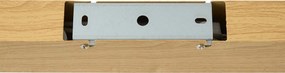 Plafoniera moderna legno ocra con LED integrato dimmerabile a 3 fasi 2700-4000K con interruttore DIP - Keane