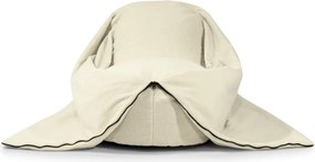 Pouf a sacco per bambini marrone con rivestimento in bouclé Cocoon 120 – SLOWDOWN