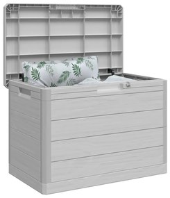 Contenitore cuscini grigio 77,5x44,5x53 cm in polipropilene
