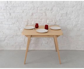 Tavolo da pranzo con piano effetto frassino allungabile 65x90 cm Envelope – Ragaba