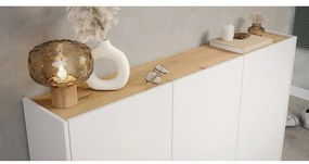 Scarpiera bianca effetto rovere 138x105x25 cm Libbiano – Germania