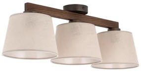 Brilagi - Plafoniera LATTE 3xE27/15W/230V pino/beige