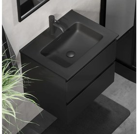 Mobile da bagno con lavabo CONOR 61 cm, nero