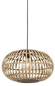 Lampada a sospensione orientale in bambù 44 cm - Amira