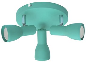 Lampada da soffitto color menta con paralume in metallo 29x29 cm Picardo - Candellux Lighting