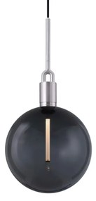 Buster+Punch - Forked Globe Lampada a Sospensione Dim. Large Smoked/Steel Buster+Punch