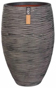 Capi Vaso Nature Rib Deluxe Elegante 40x60 cm Antracite KOFZ1131