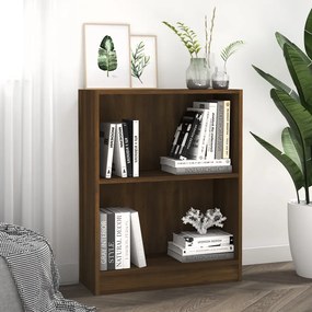 Libreria Rovere Marrone 60x24x76 Cm İn Legno Multistrato /