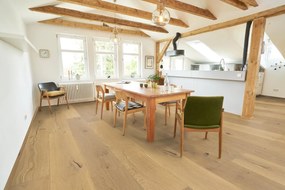 Parquet multistrato Scala XL in rovere biondo laccato natura sp. 13/3 mm 3.60 m²