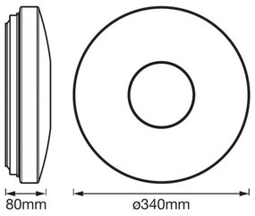 Ledvance - Plafoniera LED RGB dimmerabile SMART+ KITE LED/18W/230V Wi-Fi