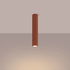 Sollux SL.1628 - Faretto KARBON 1xGU10/10W/230V 40 cm rosso