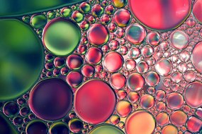 Carta da parati – Gocce d'Olio Astratte