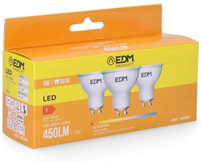 Lampadina LED EDM 5 W GU10 450 lm F (3200 K)
