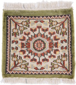 Agra Tappeto orientale 30 x 30 (Indian) Annodato A Mano
