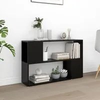 Libreria Nera 100x24x63 cm in Truciolato 809171