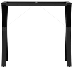 Telaio gambe a y per tavolo da pranzo 80x40x73 cm in ghisa