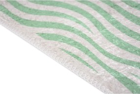 Tappeto verde lavabile 60x100 cm Green Zebra – Vitaus