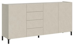 Madia e Credenza Solaria cashmere con ante e cassetti, 174x40x84 cm / 4 / Madia 3 ante/4 cassetti
