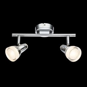 Globo 56134-2 - Faretto LED ALASKA 2xLED/4W/230V cromo lucido