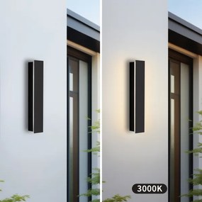 Brilagi - Applique da esterno LINEAR LED/8W/230V 3000K IP65 nero