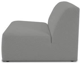 Modulo divano grigio in tessuto bouclé (parte centrale) Roxy - Scandic