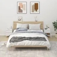 Comodini 2 pz in Bianco 40x35x50 cm cod mxl 45013