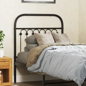 Testiera İn Metallo Nero 75 Cm /