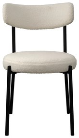 Sedie da pranzo bianche in un set di 2 Gimli - Unique Furniture