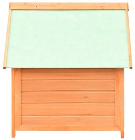 Cuccia per cani in legno massello di pino e abete 72x85x82 cm