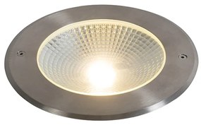 Faretto da giardino moderno in acciaio con LED 20W - Bridge
