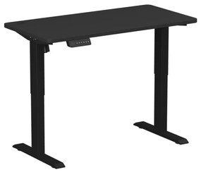 Altezza regolabile scrivania LEVANO 120x60 cm nero