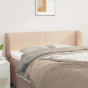 Testiera Ad Orecchio Cappuccino 147x23x78/88 Cm İn Similpelle /