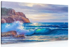 Quadro su tela – Mattina sul mare