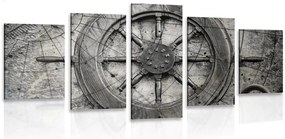 Quadri 5 pezzi – Timone da marinaio