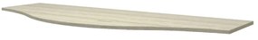 Top per lavabo Vague BADEN HAUS L 137 x H 1.6 x P 51 cm rovere sbiancato mdf