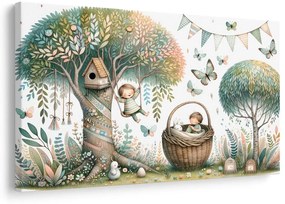 Quadro su tela – Mondo magico sotto l’albero dei sogni