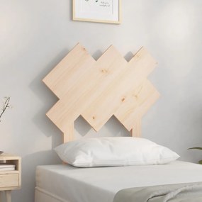 Testiera per letto 72,5x3x81 cm in legno massello di pino