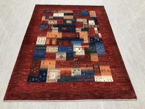 Loribaft Tappeto persiano 210 x 160 Rosso (Iran) Annodato A Mano