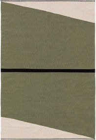 Tappeto in cotone a pelo corto tessuto a mano Lenny