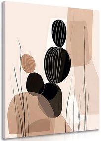 Stampa su tela – Forme botaniche astratte cactus