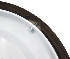 Brilagi - Plafoniera CARVALHO SMOKEY 1xE27/60W/230V rovere Ø 27,5 cm