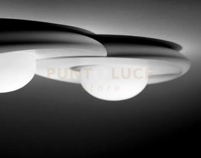 Pitane parete/soffitto con vetro 2 luci